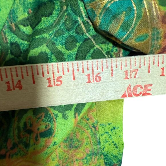 Coldwater Creek Abstract Art to Wear Print Jacket Women's Size 10 Multicolor - Picture 6 of 8